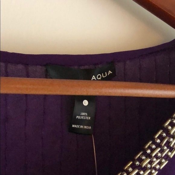 Aqua purple going out top - Picture 3 of 4